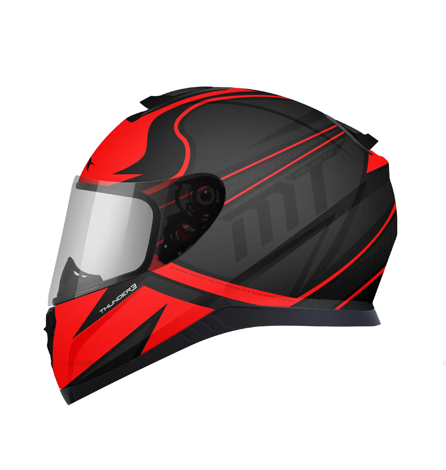 קסדה THUNDER 3 SV CAP A2 שחור אדום מט XL