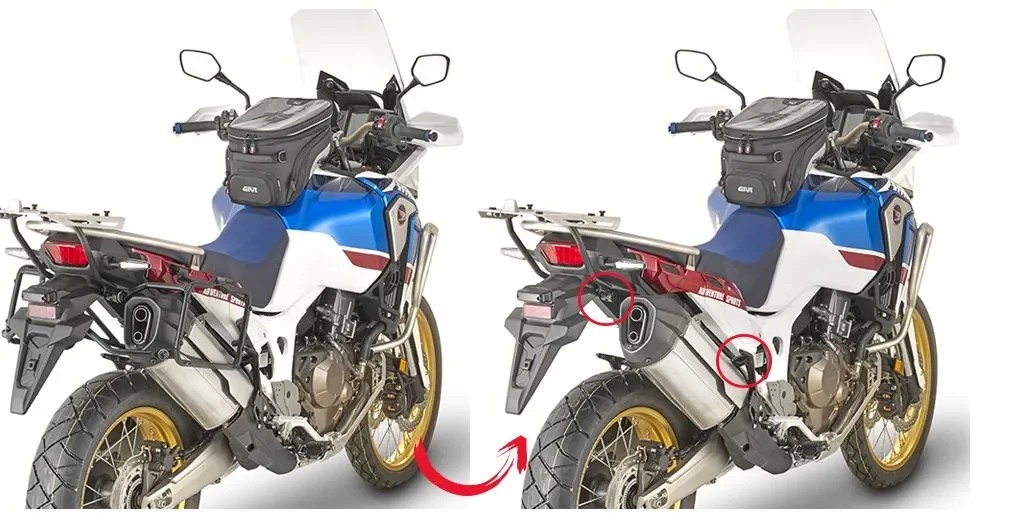 מנשא לתיקי/ארגזי צד מבית Givi PLR1161כפול 