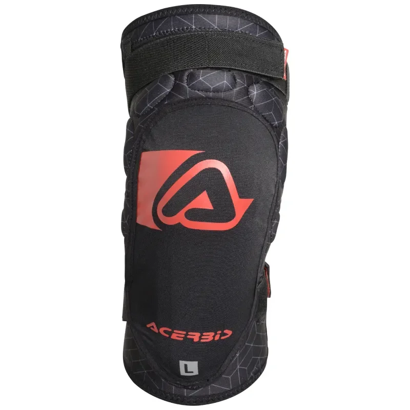 מגן ברך שחור לבן X-KNEE ילדים מבית ACERBIS